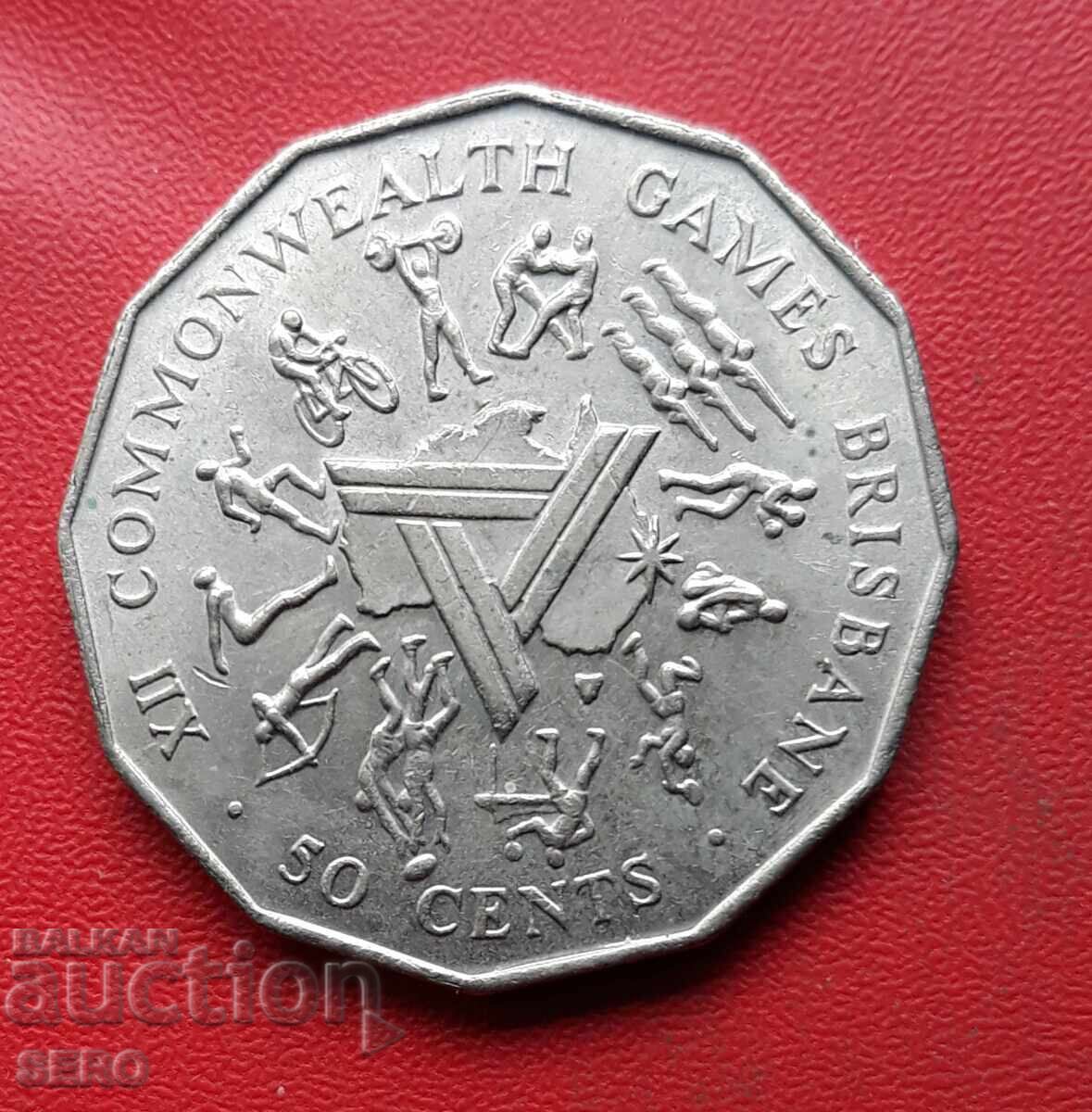 Αυστραλία - 50 σεντ 1982 - XII Αγώνες της Βρετανικής Κοινοπολιτείας