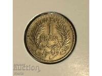 Tunisia 1 franc / Tunisia 1 franc 1945 ZHO