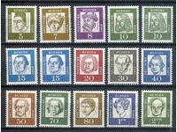 Γερμανία/Δ.Γ. 1961-62 MnH - Επίσημες προσωπικότητες