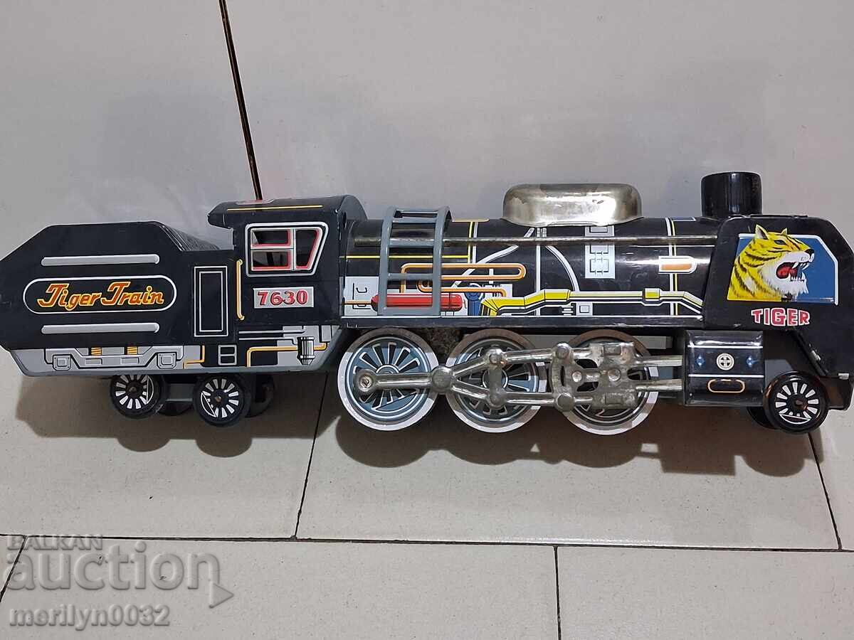 Δημοπρασία Παιδικό μεταλλικό παιχνίδι ατμομηχανή αυτοκίνητο βαγόνι τρένο