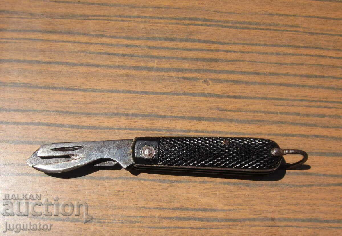 Delivery of WW2 German soldiers military pocket knife with bullet hole
