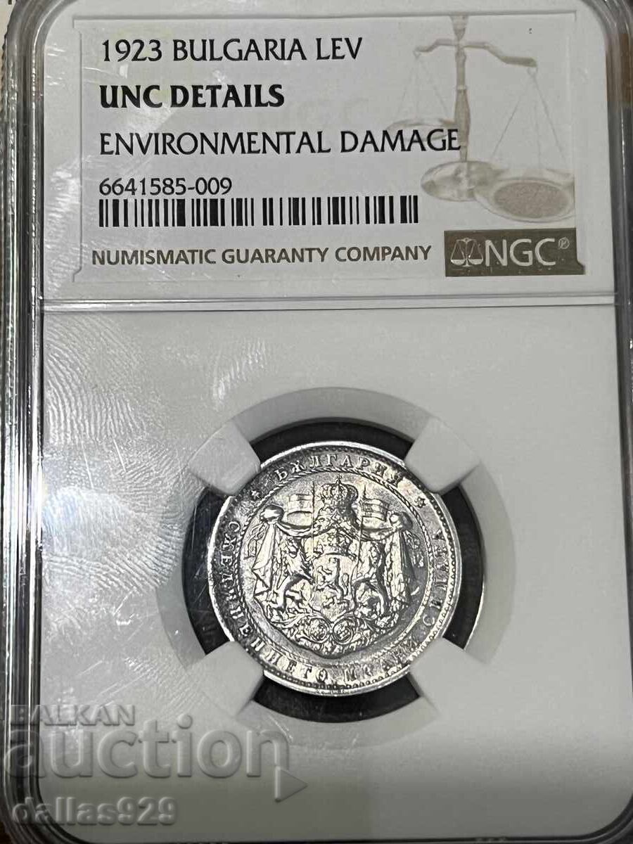 1 Lev 1923 UNC Det 1 Lev 1923 UNC Det