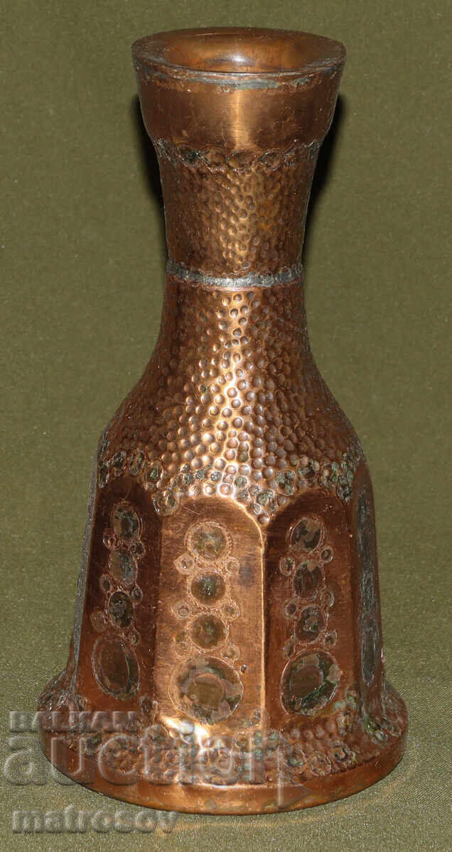 Handmade traditional copper jug vase