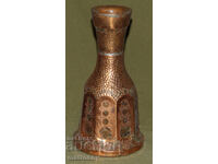 Cană vasă tradițională din cupru, lucrată manual