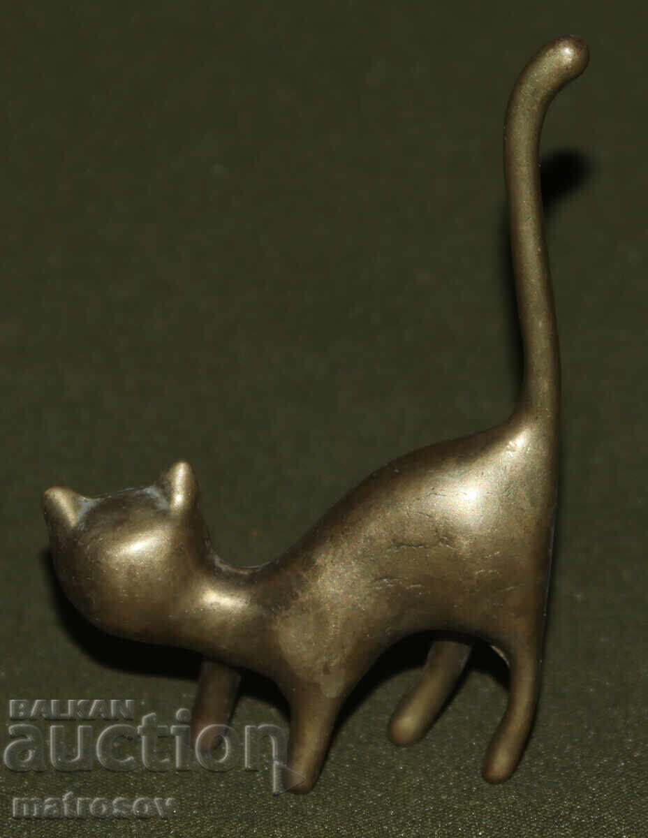 Delivery of Brass decorative statue figurine cat