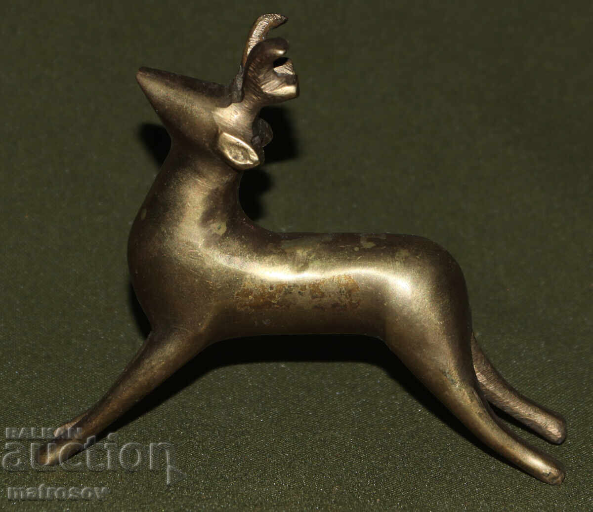 Δημοπρασία Χάλκινο διακοσμητικό ειδώλιο ελαφιού Δημοπρασία Χάλκινο διακοσμητικό ειδώλιο ελαφιού