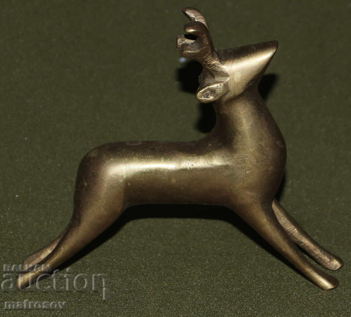 Χάλκινο διακοσμητικό ειδώλιο ελαφιού - 5 Χάλκινο διακοσμητικό ειδώλιο ελαφιού - 5