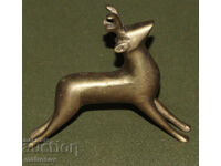 Χάλκινο διακοσμητικό ειδώλιο ελαφιού