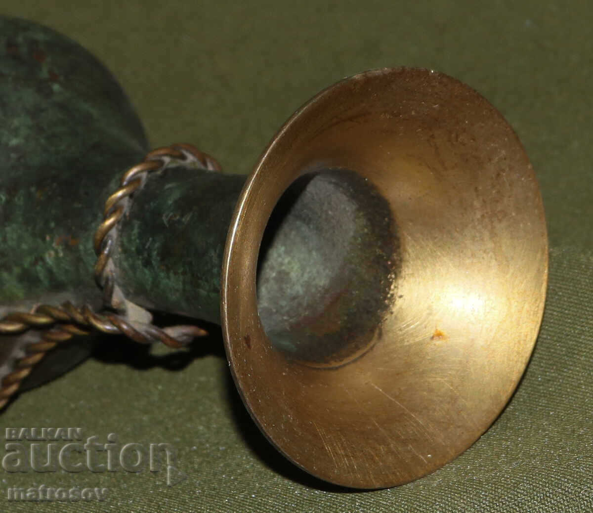 Vază decorativă din alamă - 6