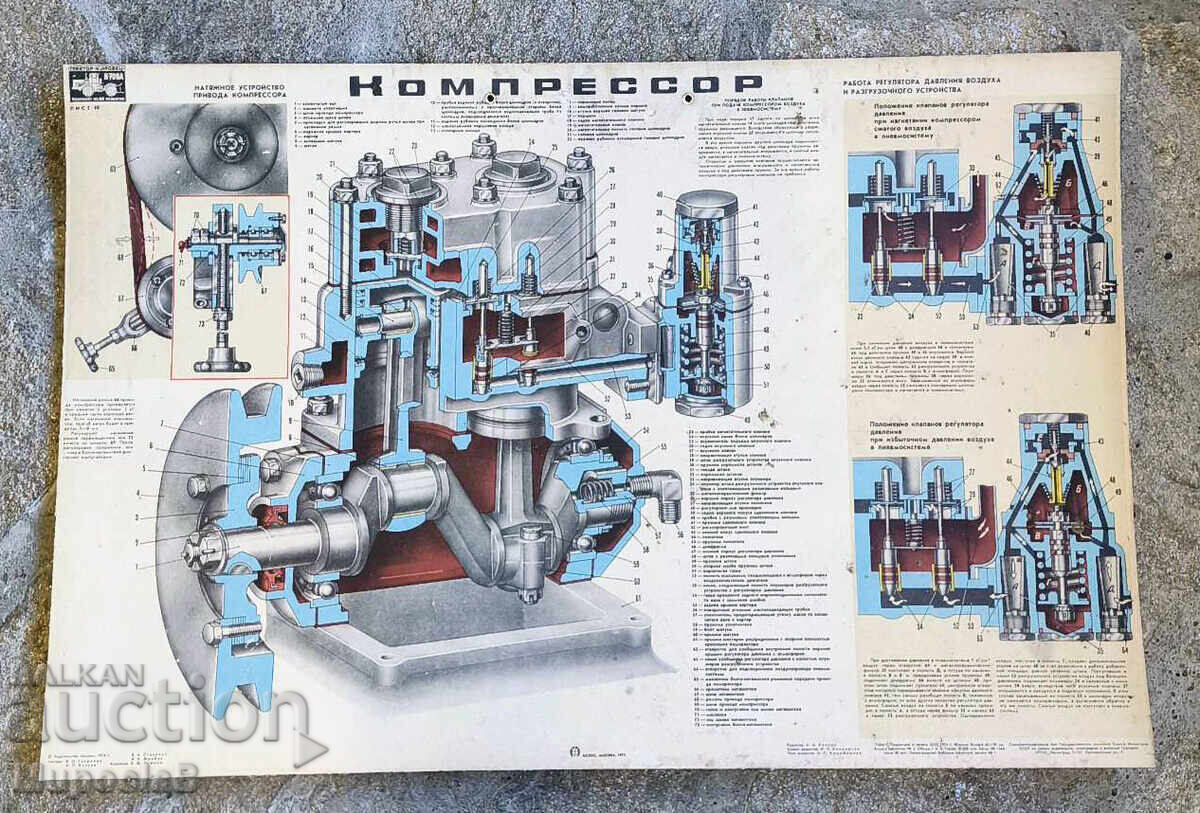 Antique poster, board, poster