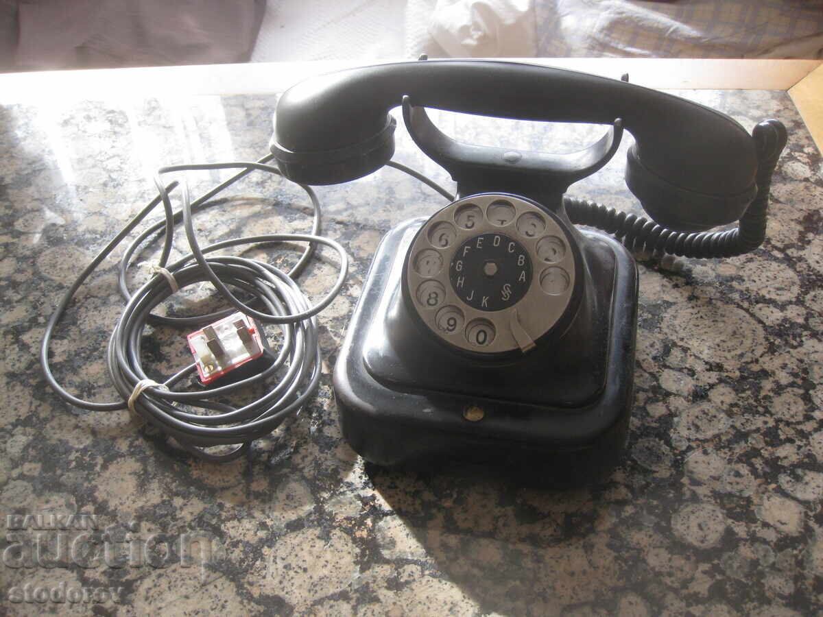 Livrarea Telefon vechi Siemens & Halske Regatul Bulgariei, stemă regală Livrarea Telefon vechi Siemens & Halske Regatul Bulgariei, stemă regală