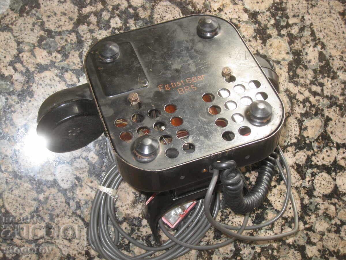 Telefon vechi Siemens & Halske Regatul Bulgariei, stemă regală - 6 Telefon vechi Siemens & Halske Regatul Bulgariei, stemă regală - 6