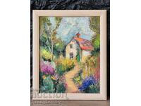 The House with the Green Door, Original Painting