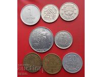 Mixed lot of 8 coins