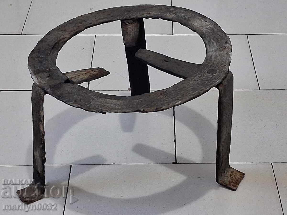 Antique wrought iron stove, hearth, grill, wrought iron