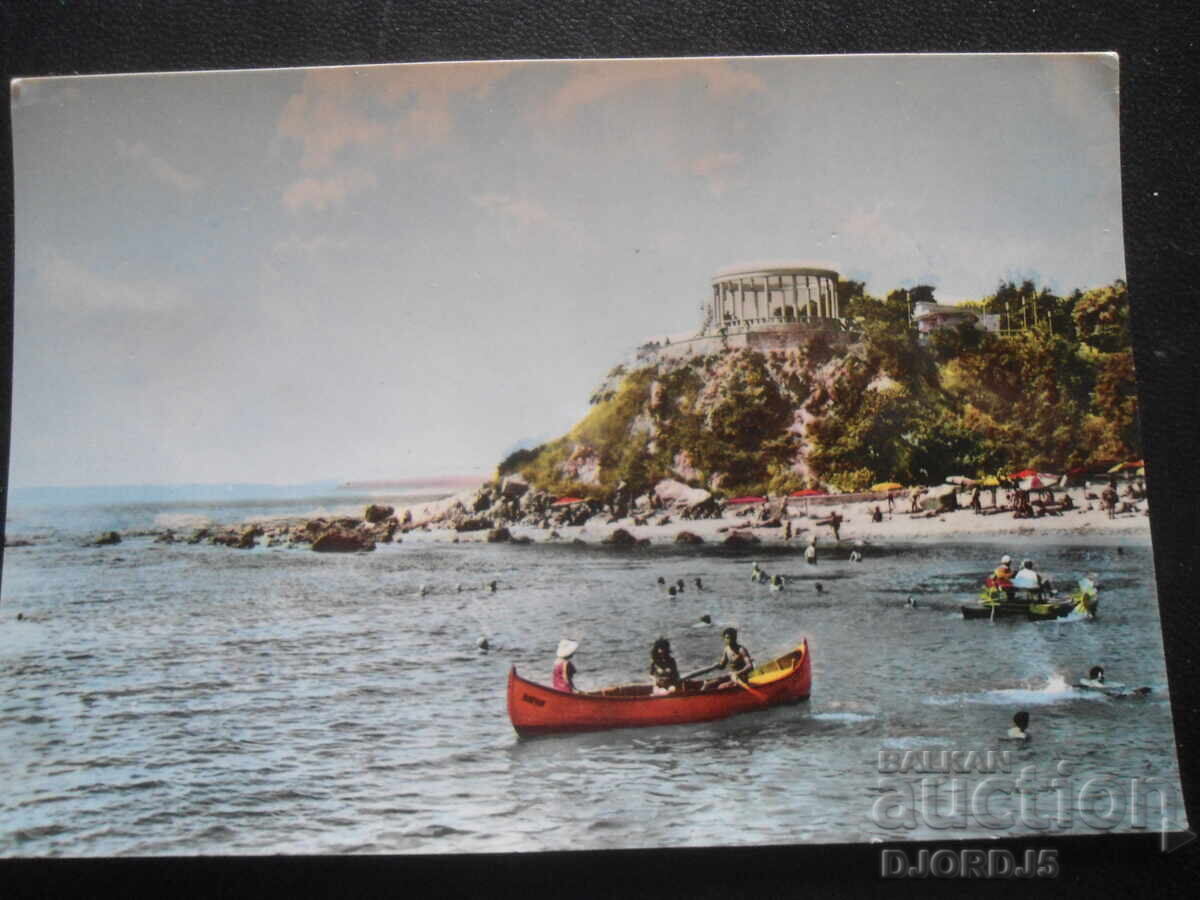 ВАРНА. Изглед от курорт "Дружба", Стара картичка ВАРНА. Изглед от курорт "Дружба", Стара картичка