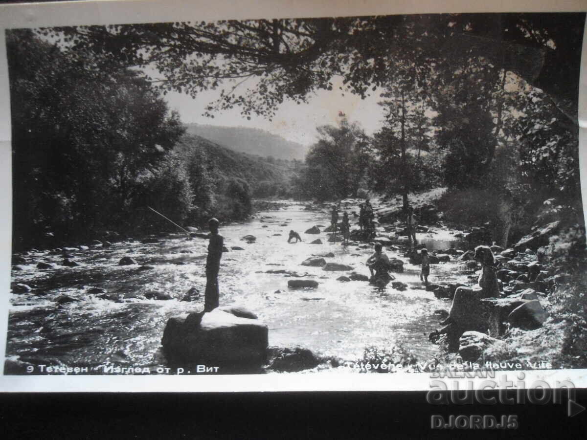 TETEVEN - Θέα από τον ποταμό Βίτ, Παλιά καρτ ποστάλ