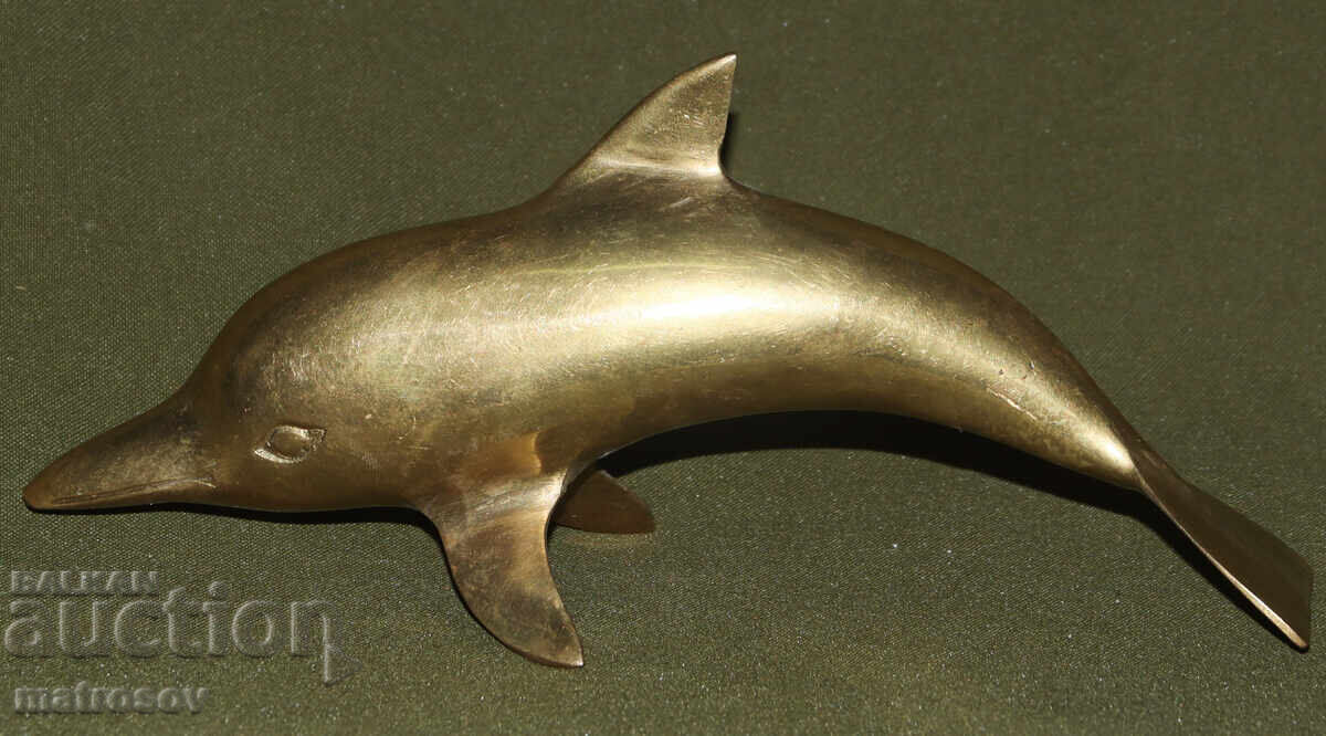 Δημοπρασία Χάλκινο διακοσμητικό ειδώλιο δελφινιού