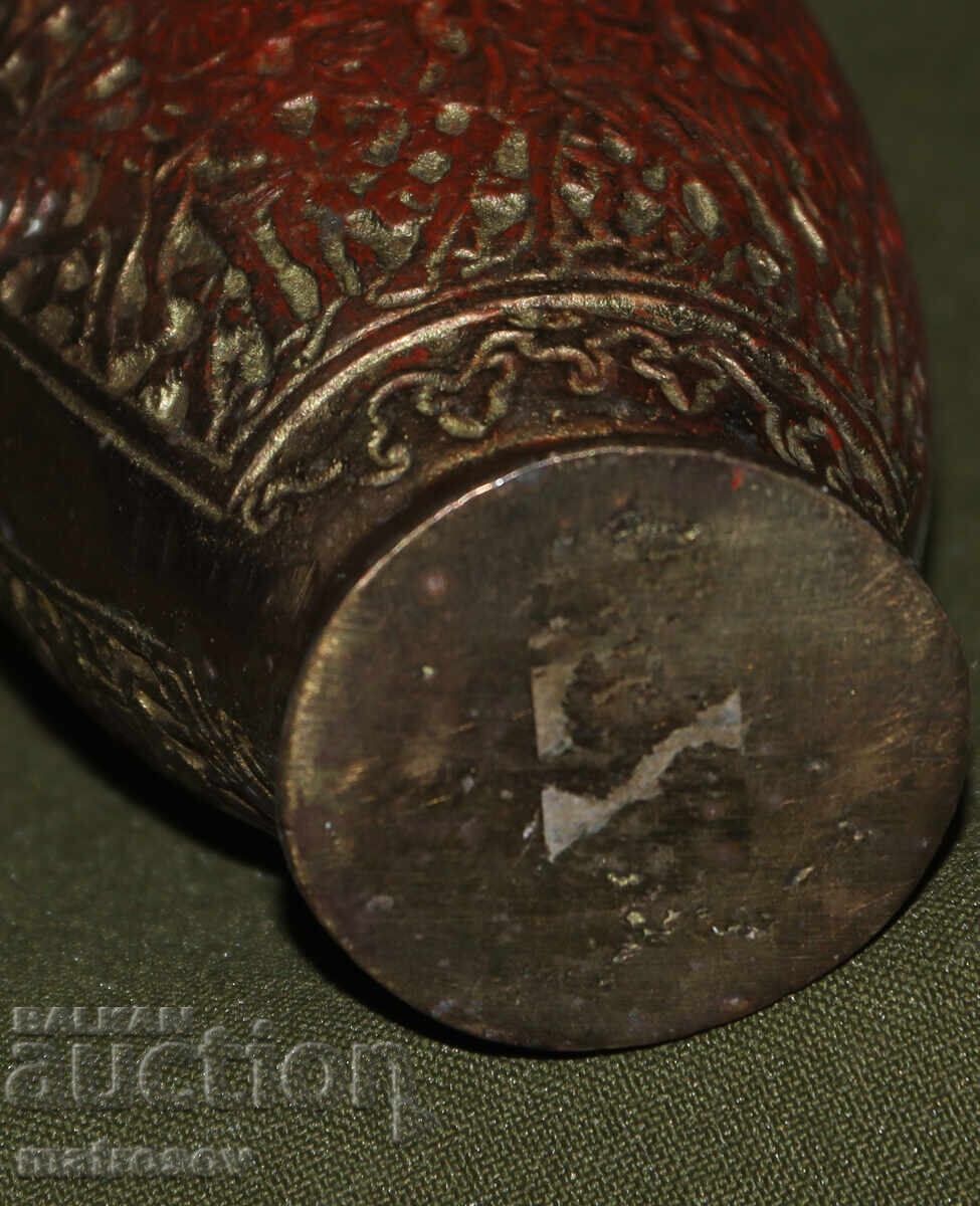 Vază decorativă din alamă - 6