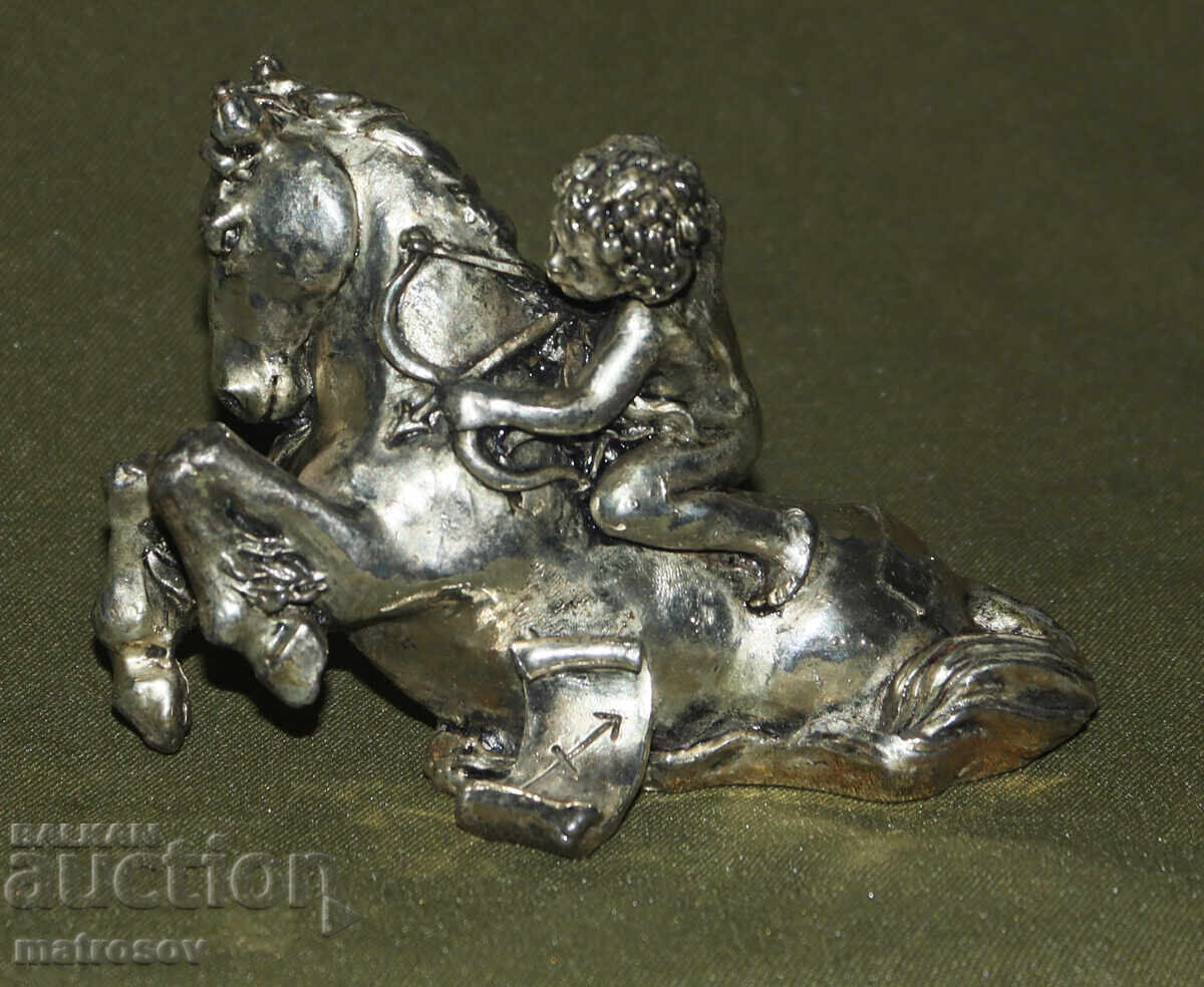 Silver-plated small figurine zodiac sign Sagittarius with price 120.00 BGN | € 61.36 Silver-plated small figurine zodiac sign Sagittarius with price 120.00 BGN | € 61.36