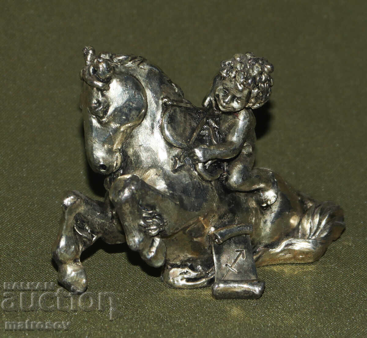 Delivery of Silver-plated small figurine zodiac sign Sagittarius Delivery of Silver-plated small figurine zodiac sign Sagittarius