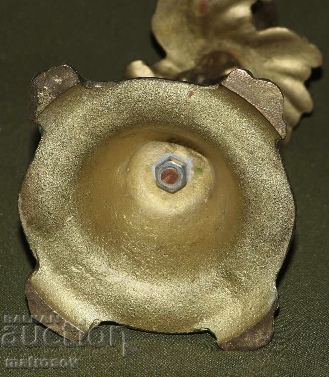 Σταρένιο μπρούτζινο διακοσμητικό κηροπήγιο - 6