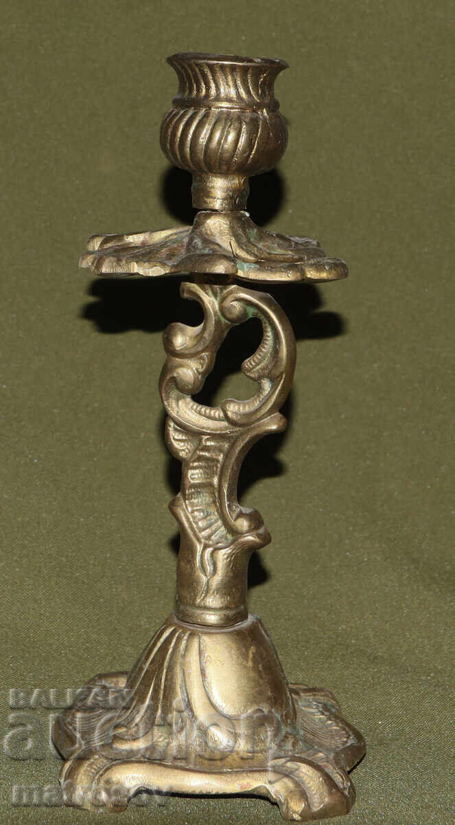 Σταρένιο μπρούτζινο διακοσμητικό κηροπήγιο