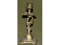 Veche sfeșnic decorativ din bronz