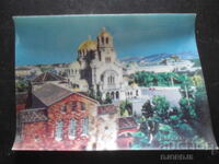 ΣΟΦΙΑ - Ναός-Μνημείο "Αλέξανδρος Νέφσκι", Στερεοσκοπική καρτ ποστάλ