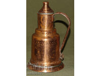 Canea tradițională din cupru, lucrată manual