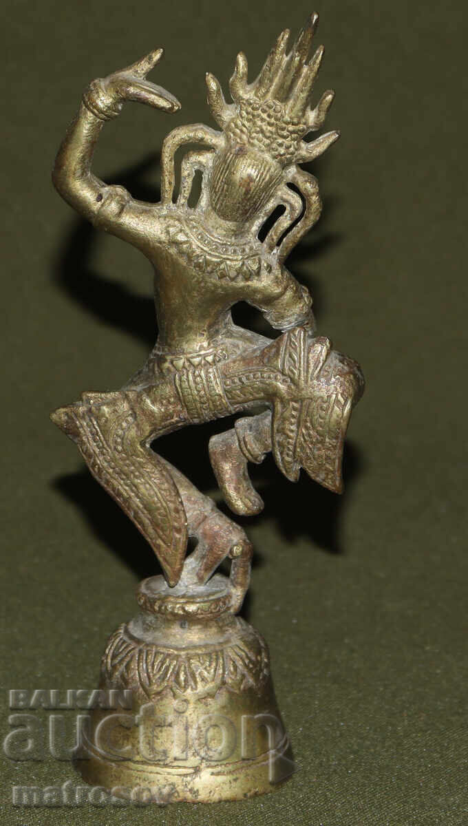Месингова скулптура звънец Хиндуизъм - 5