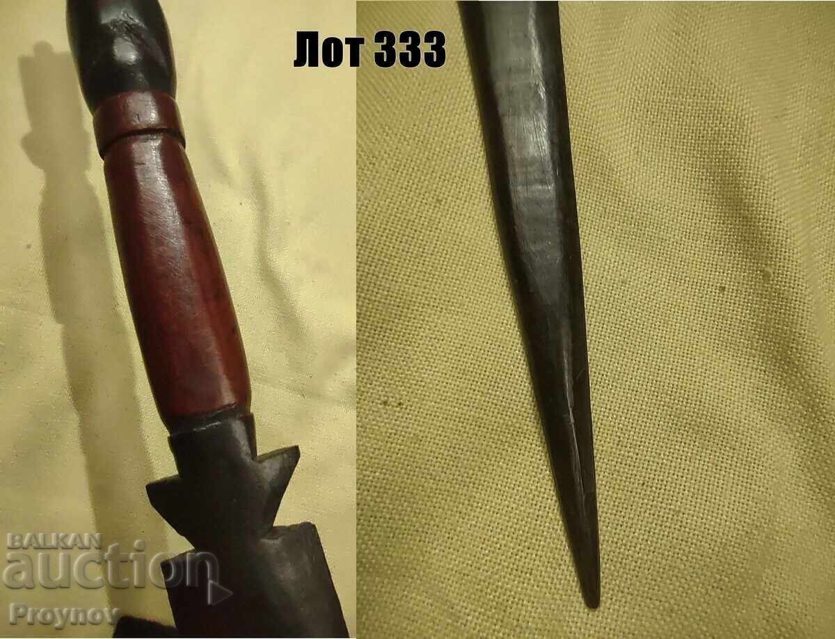 Wooden ritual dagger - scepter from Africa