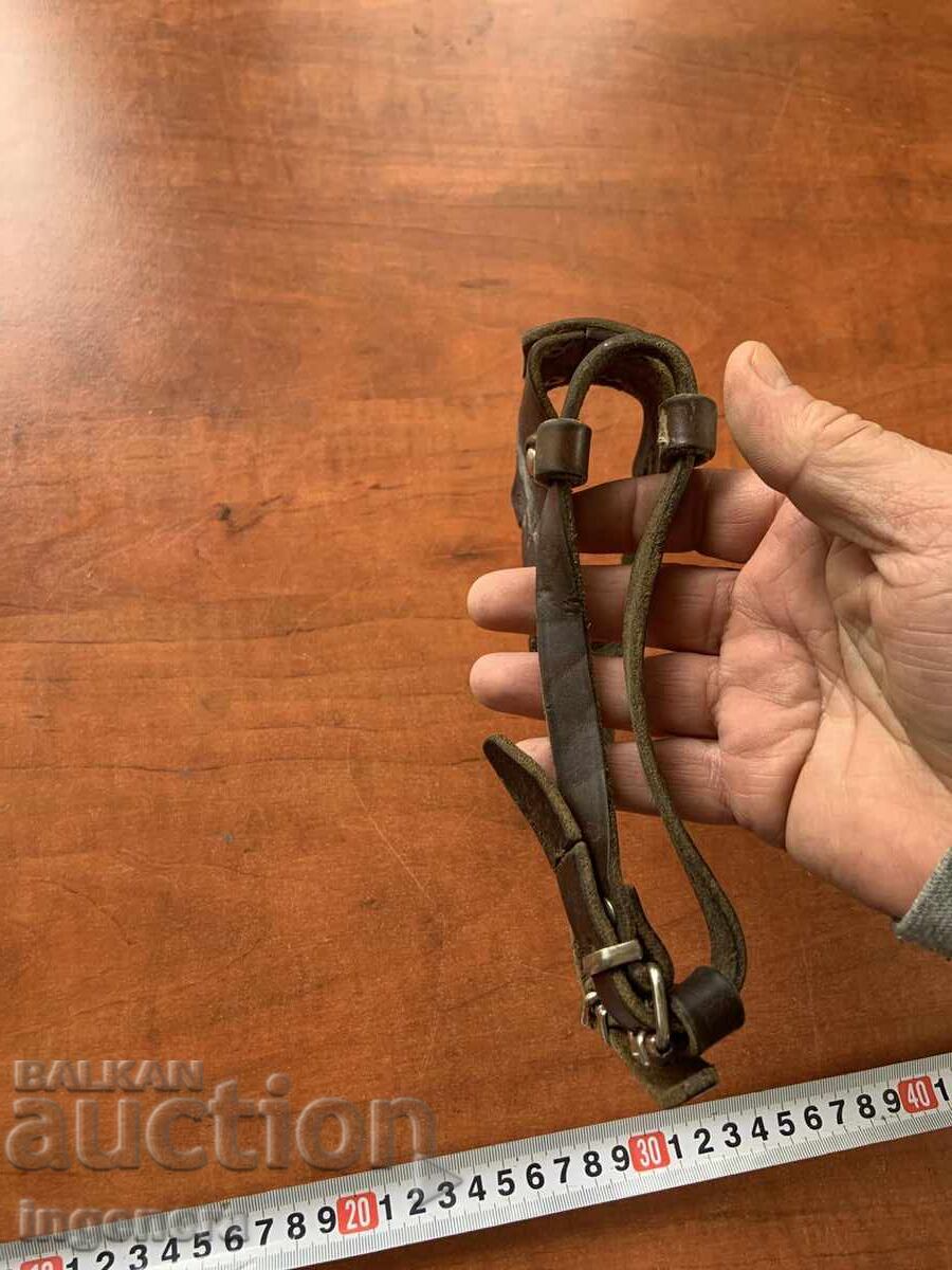 Προστατευτικό ρύγχους και λουρί για μικρό σκύλο, δέρμα - 5