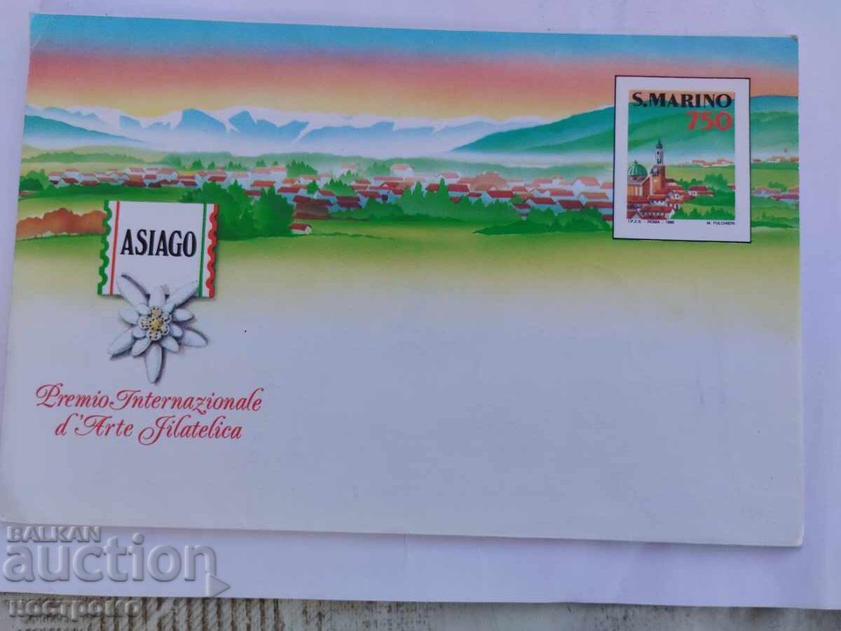 Aerogram of San Marino - A 5876