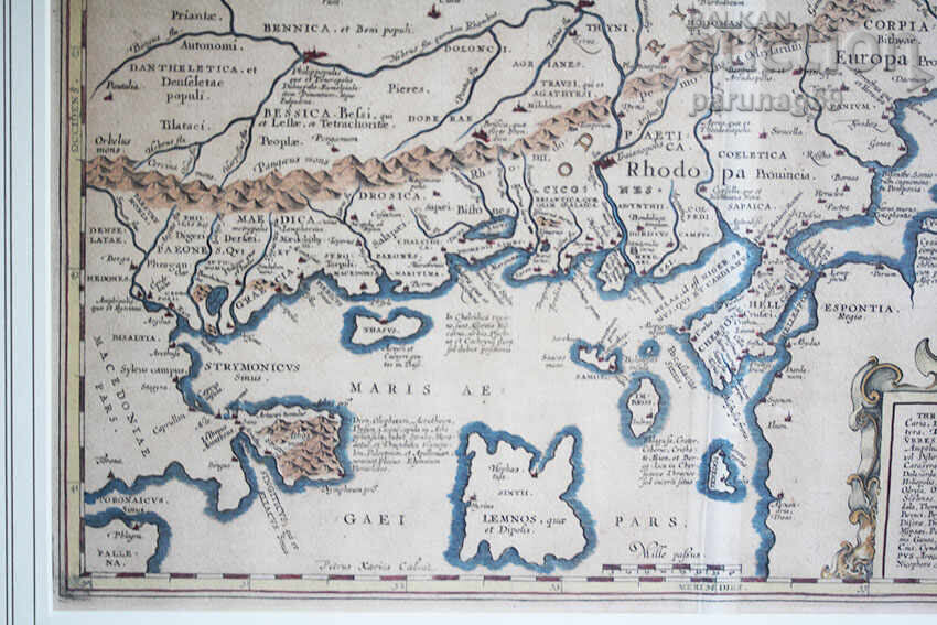 Παλαιός ΟΛΛΑΝΔΙΚΟΣ χάρτης της ΘΡΑΚΗΣ από το 1650 - ΑΥΘΕΝΤΙΚΟ - 7 Παλαιός ΟΛΛΑΝΔΙΚΟΣ χάρτης της ΘΡΑΚΗΣ από το 1650 - ΑΥΘΕΝΤΙΚΟ - 7