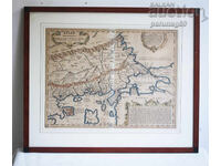 Hartă OLANDZĂ veche a TRACIEI din anul 1650 - ORIGINAL