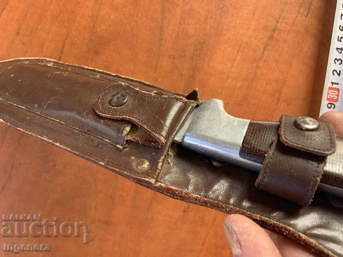 KNIFE BLADE OLD SHEATH MARKED-TERVEL - 7 KNIFE BLADE OLD SHEATH MARKED-TERVEL - 7
