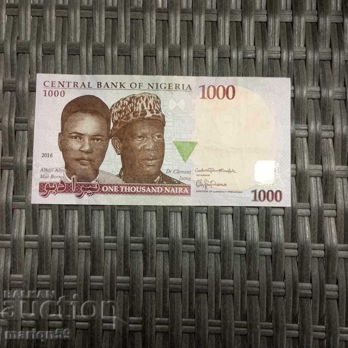 Nigeria 1000 Naira 2016