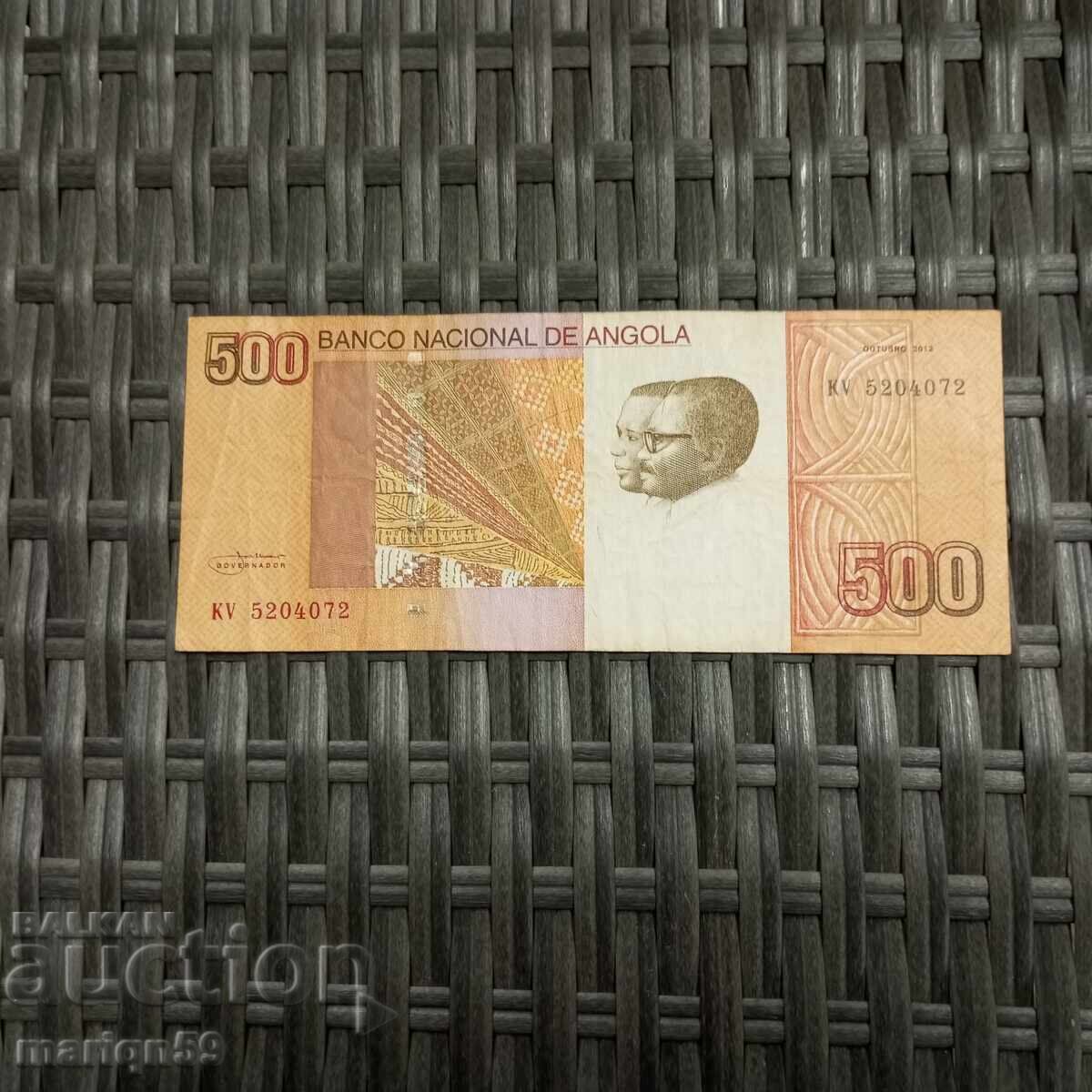 Angola 500 Kwanzas 2012 Angola 500 Kwanzas 2012