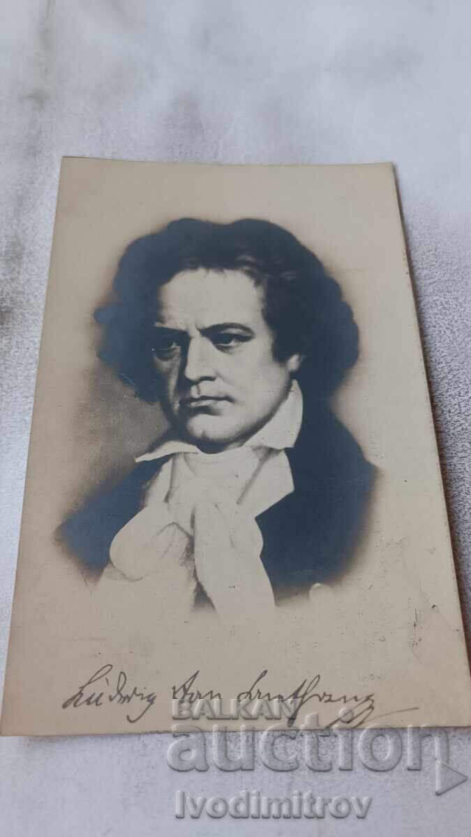 Postcard Ludwig van Beethoven