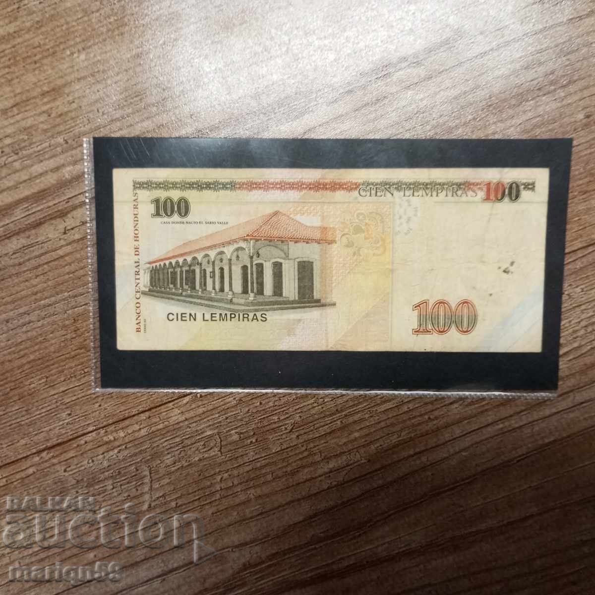 Хондурас -100 лемпира 2016г с цена € 8.00 | 15.65 лв.