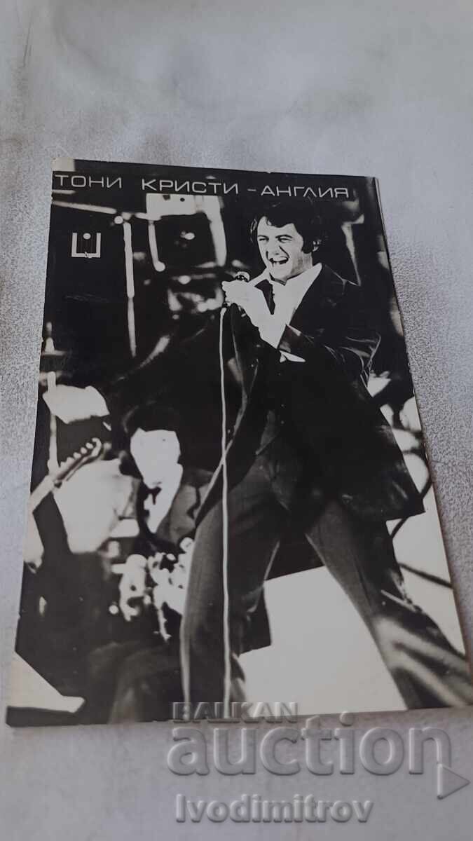 Postcard Tony Christie - England Postcard Tony Christie - England