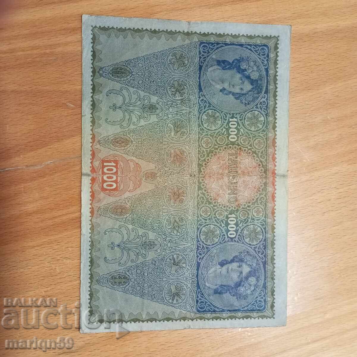 Ungaria 1000 coroane 1902 cu preț 10.00 BGN | € 5.11 Ungaria 1000 coroane 1902 cu preț 10.00 BGN | € 5.11