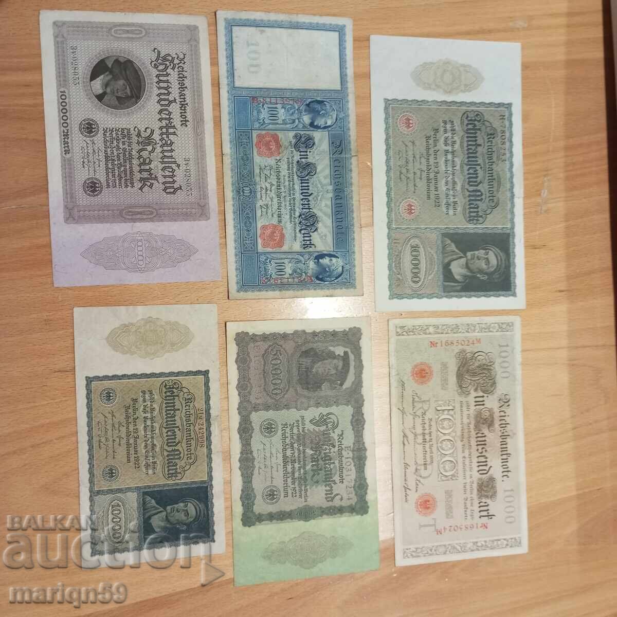 Lot of large items from Germany - 1910-1922