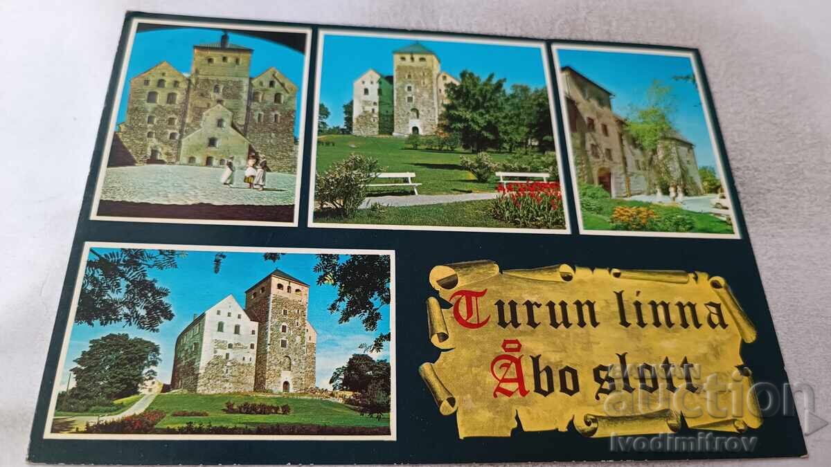 Postcard Turku Abo Castle Collage 1971 Postcard Turku Abo Castle Collage 1971