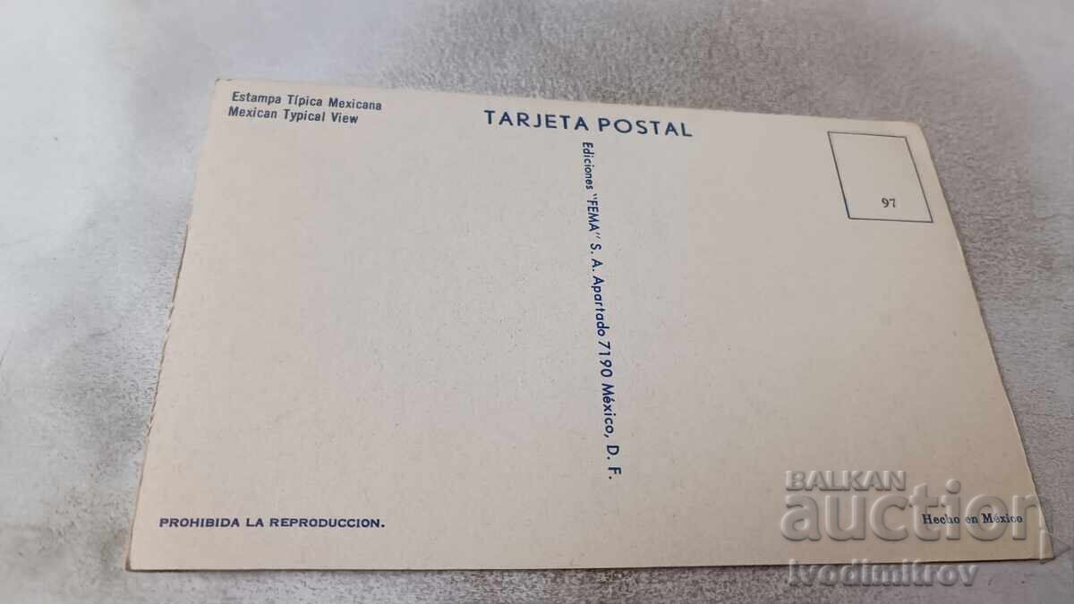 Μεξικάνικη Ταχυδρομική Κάρτα Τυπική Θέα με τιμή 0.85 BGN | € 0.43