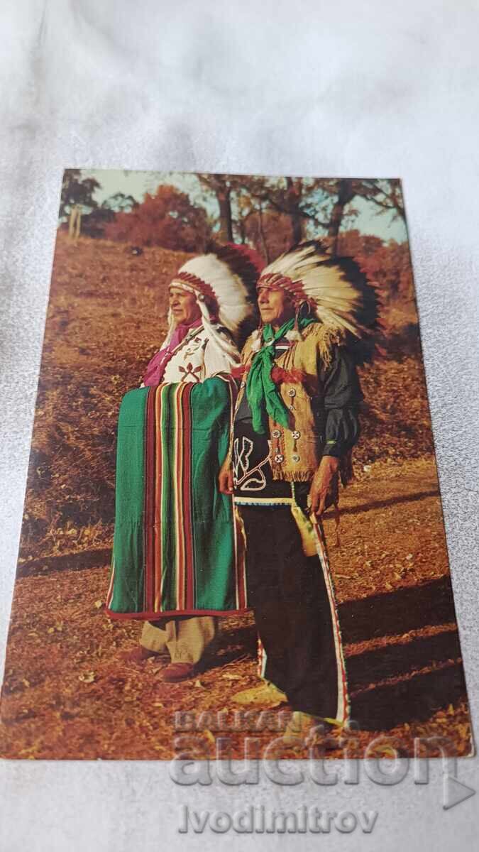 Пощенска картичка Tama-3 Native American Indians