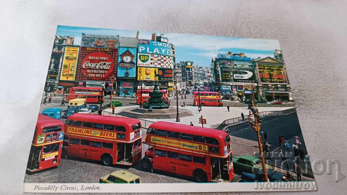 Postcard London Piccadilly Circus Postcard London Piccadilly Circus