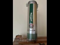 Old metal whiskey box