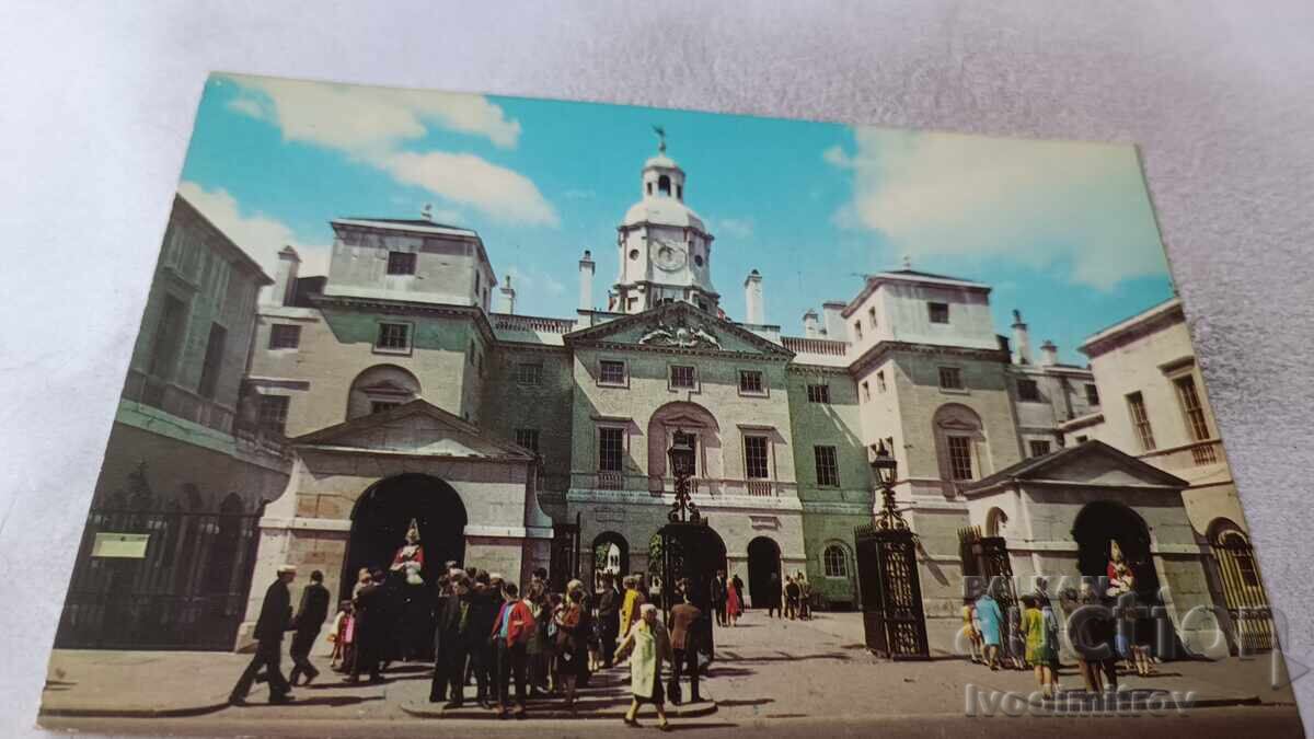 Postcard London Whitehall Horse Guards Postcard London Whitehall Horse Guards